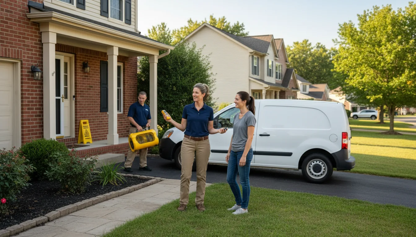 Water restoration image for Home Water Damage Repair in Stratton, OH
